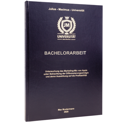 Bachelorarbeit drucken Standard Hardcover