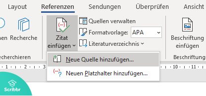 literaturverzeichnis-word-quelle-einfügen-scribbr